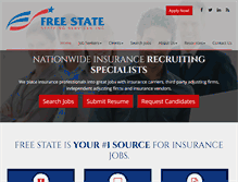 Tablet Screenshot of freestatestaffing.com